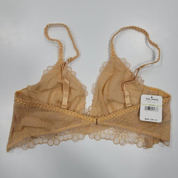 Free People Lucia Wheat Sunset Underwire Bra 32B - Picture 6 of 7